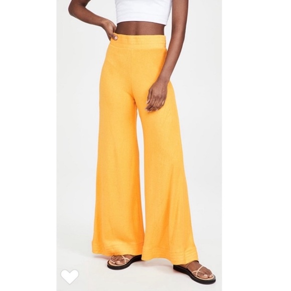 Simon Miller Loa Terry Pants in Orange - Picture 1 of 6